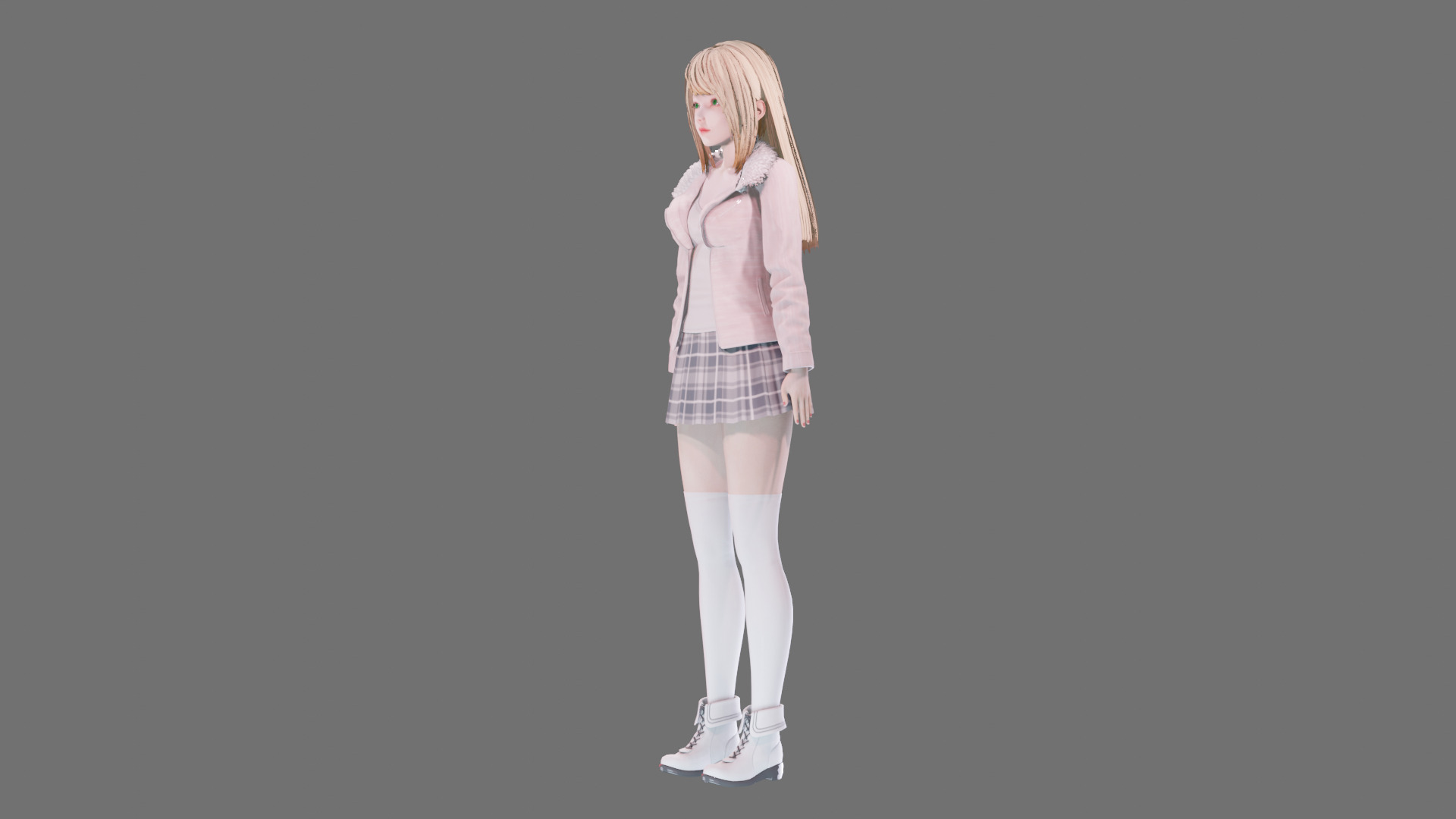 Casual clothes 0019 - Rig -Unreal - Unity - Blender - Animated Low-poly 3D model_16