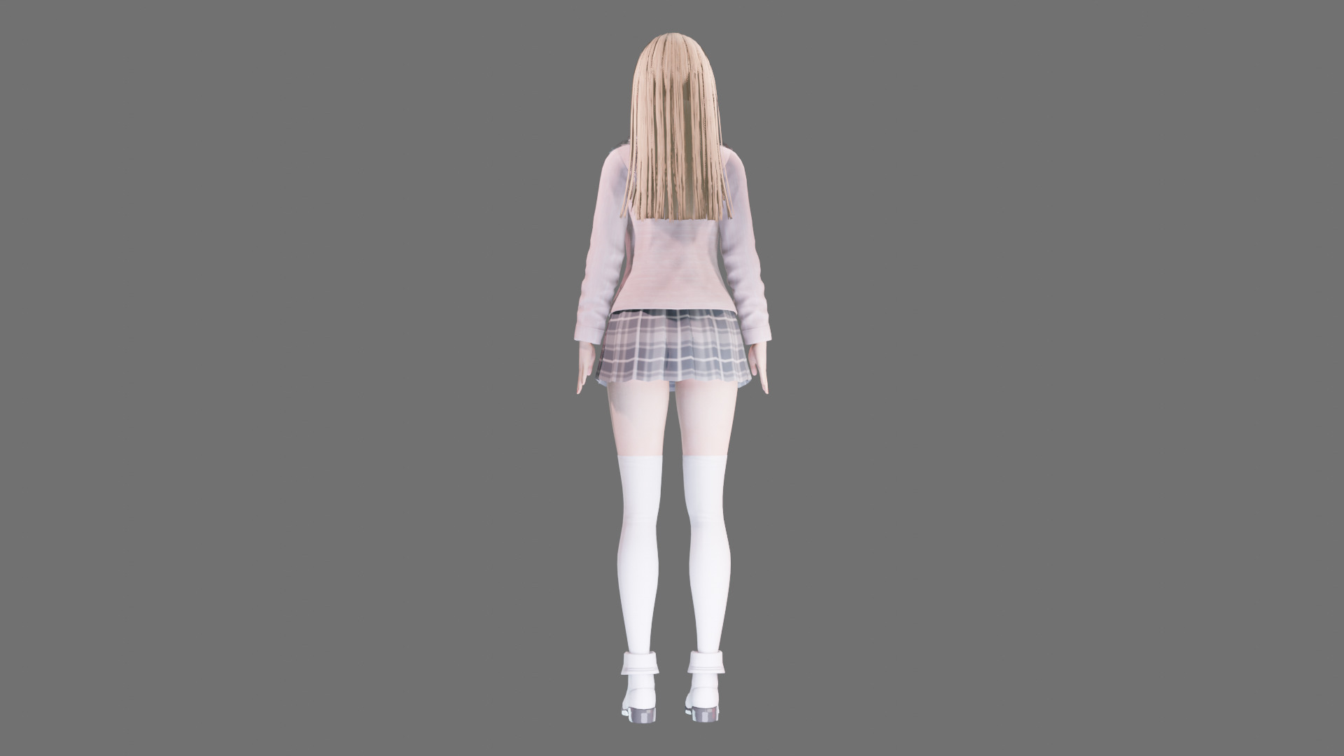 Casual clothes 0019 - Rig -Unreal - Unity - Blender - Animated Low-poly 3D model_28