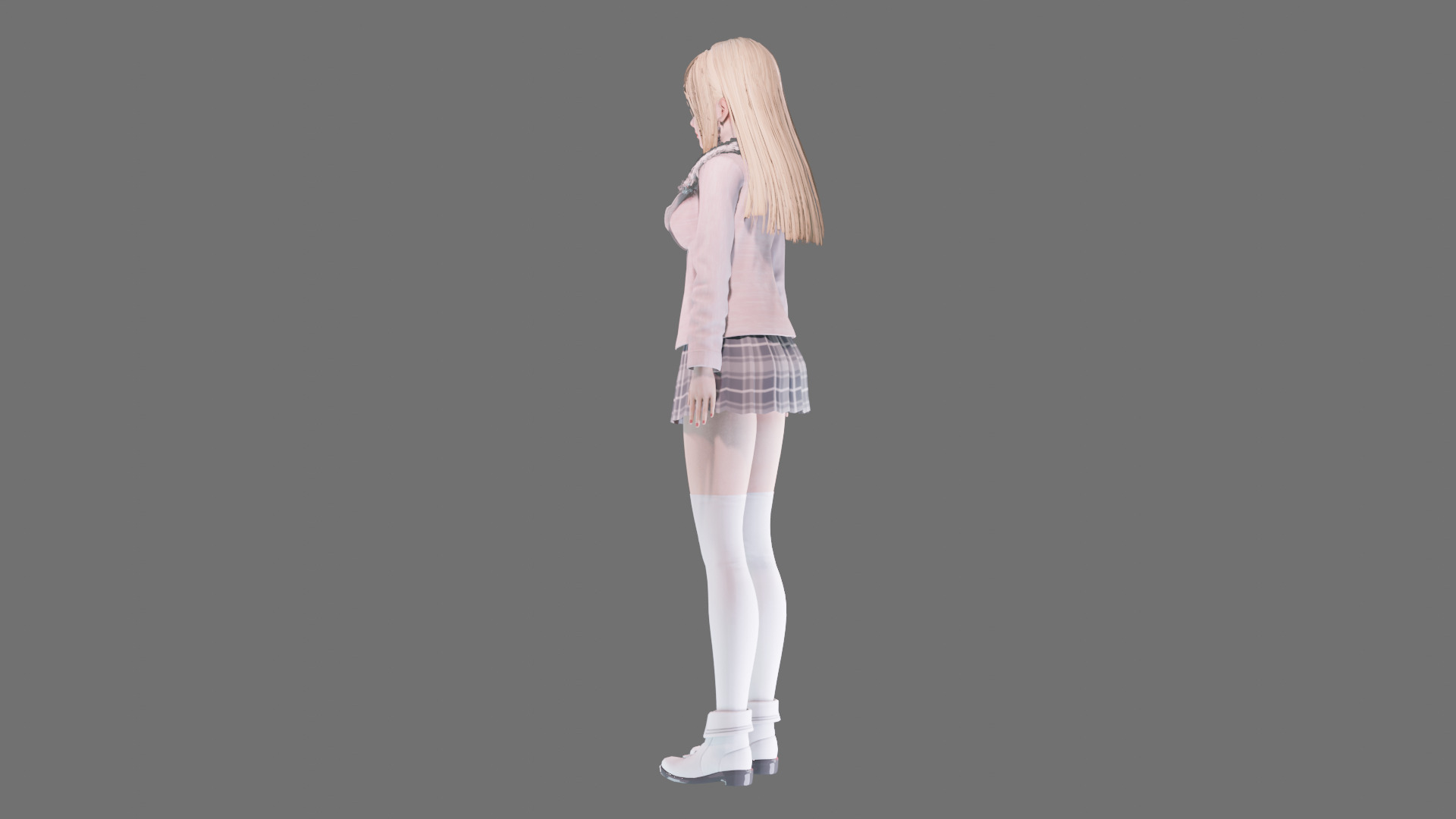 Casual clothes 0019 - Rig -Unreal - Unity - Blender - Animated Low-poly 3D model_22