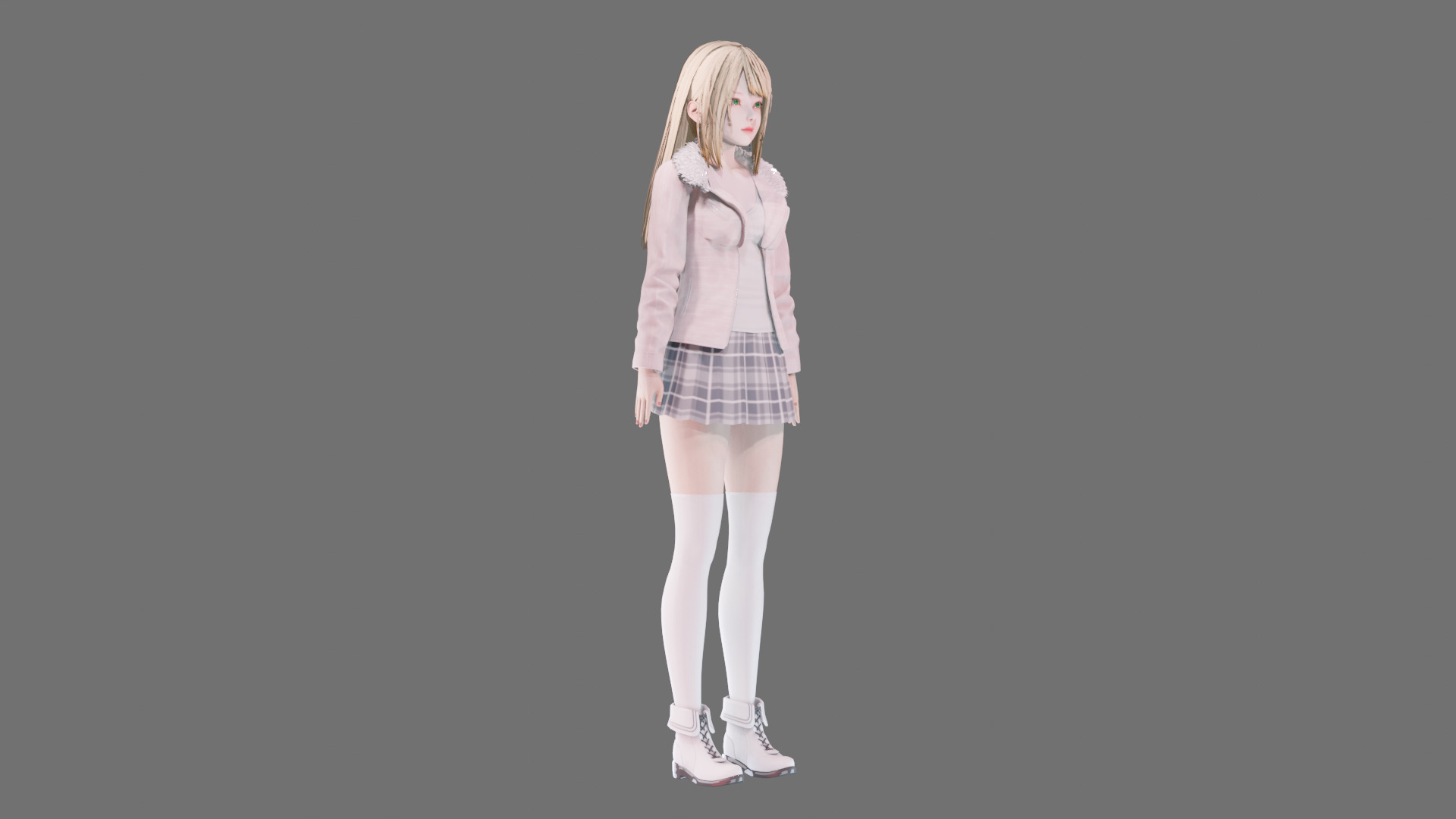 Casual clothes 0019 - Rig -Unreal - Unity - Blender - Animated Low-poly 3D model_42