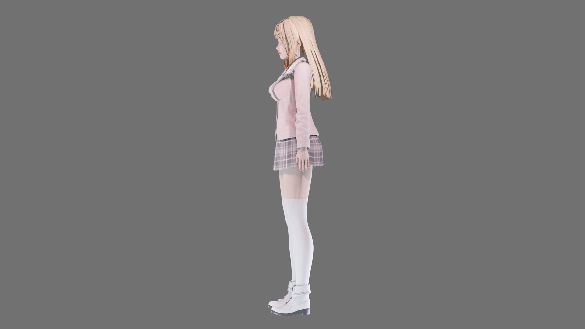Casual clothes 0019 - Rig -Unreal - Unity - Blender - Animated Low-poly 3D model_19