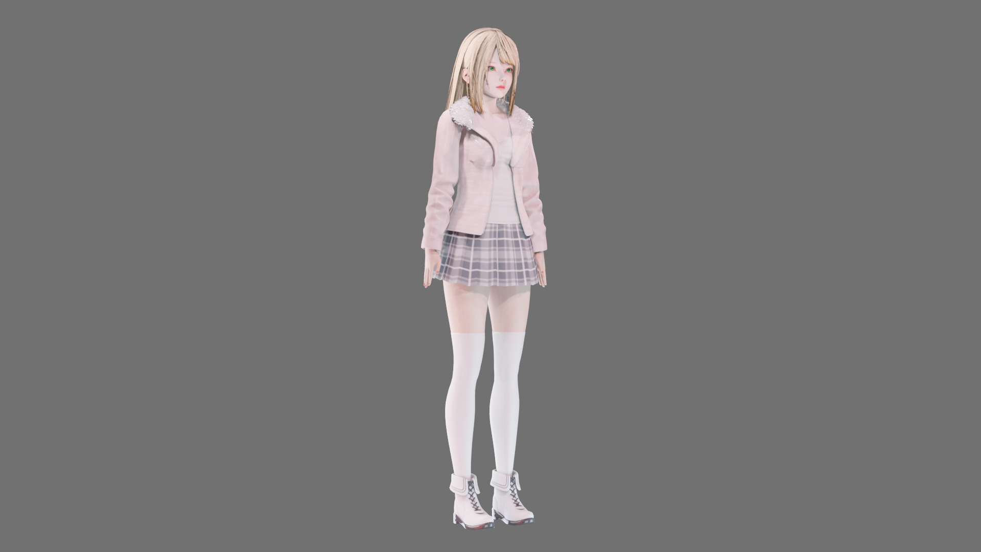 Casual clothes 0019 - Rig -Unreal - Unity - Blender - Animated Low-poly 3D model_43