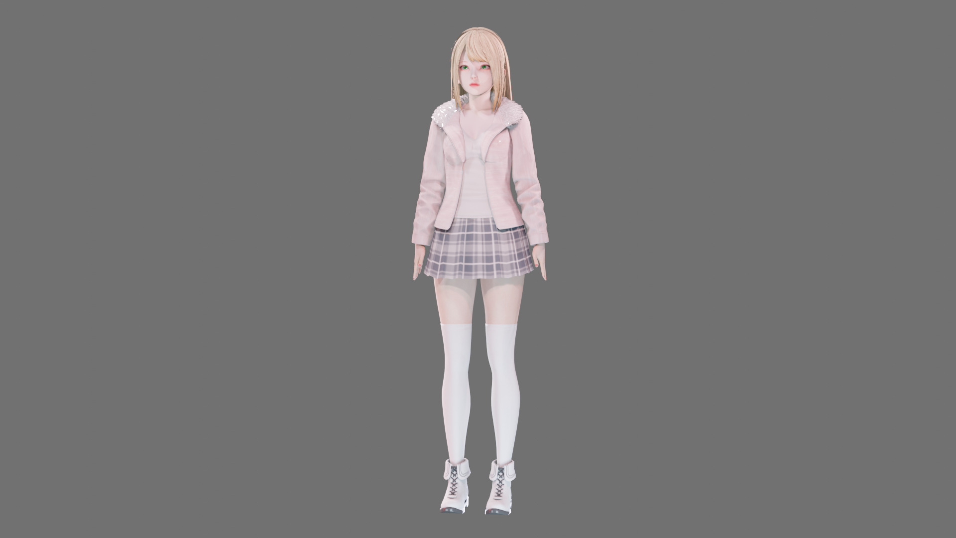 Casual clothes 0019 - Rig -Unreal - Unity - Blender - Animated Low-poly 3D model_12