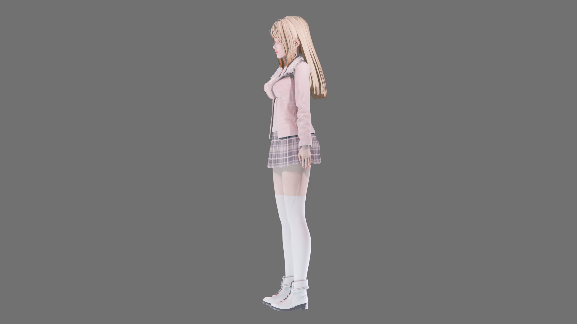 Casual clothes 0019 - Rig -Unreal - Unity - Blender - Animated Low-poly 3D model_18