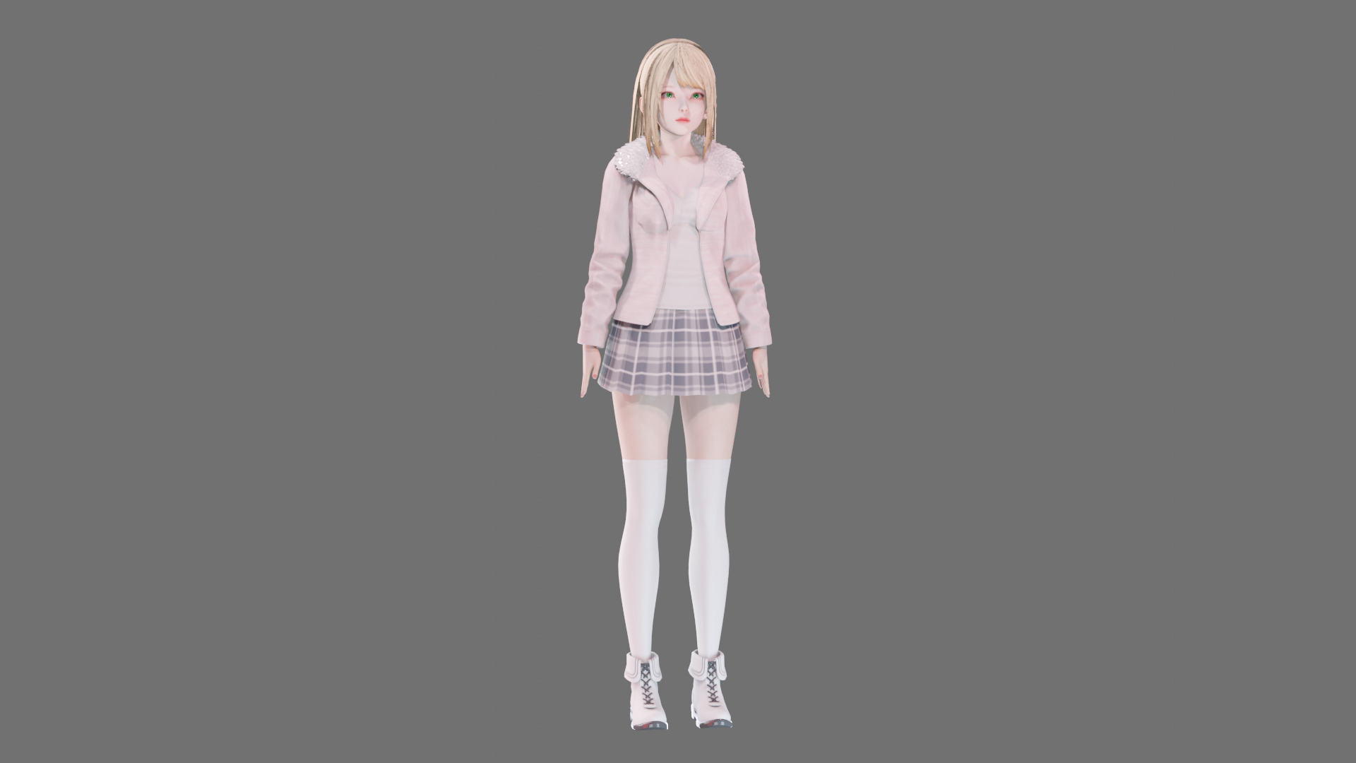 Casual clothes 0019 - Rig -Unreal - Unity - Blender - Animated Low-poly 3D model_45