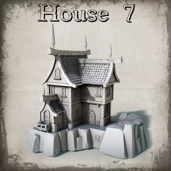Pirate House 3D print model