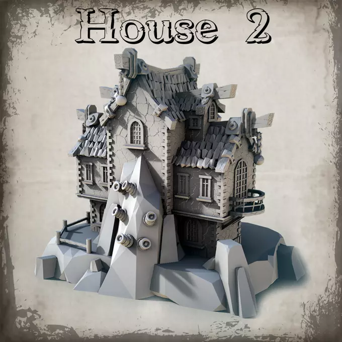 Pirate House 3D print model