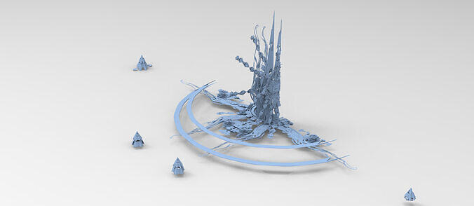 Grand Nile Utopia Temple city mid sector 3D model