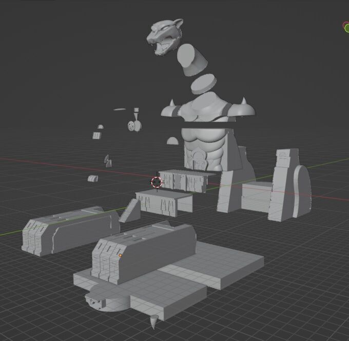 THUNDERCATS CATS LAIR - CUBIL FELINO 3D print model_3