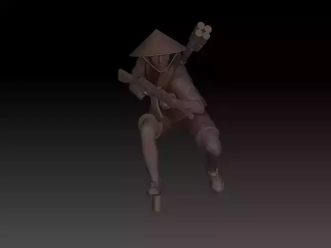 VIETNAM VIETCONG v2 3D print model