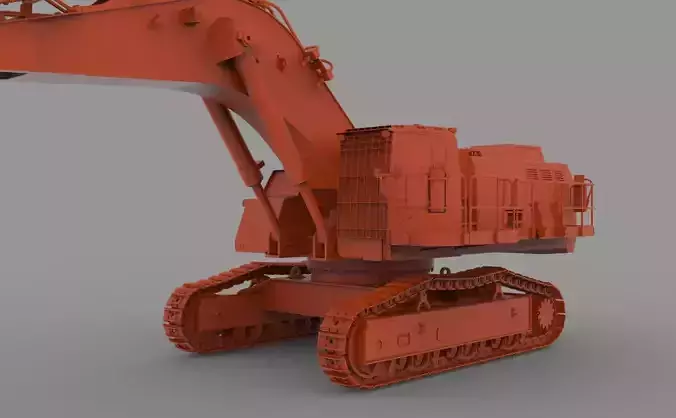 Excavator mod1 3D print model