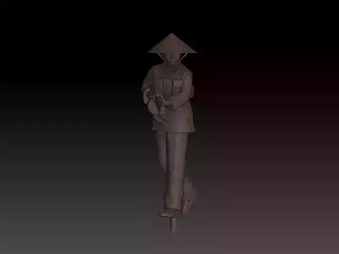 VIETNAM VIETCONG v3 3D print model