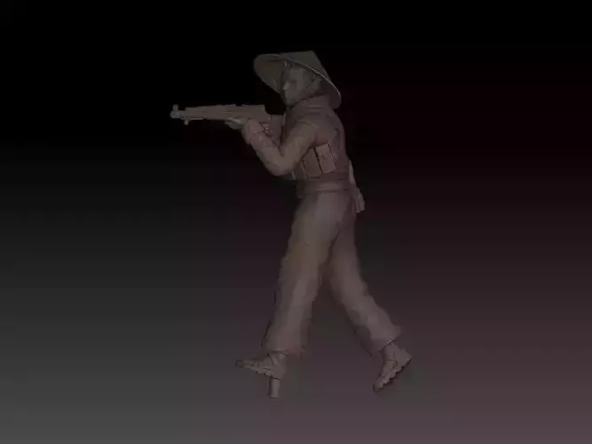 VIETNAM VIETCONG v4 3D print model