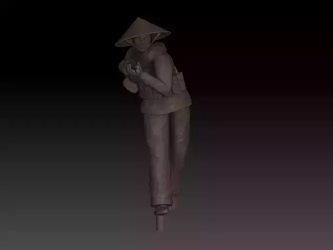 VIETNAM VIETCONG v8 3D print model