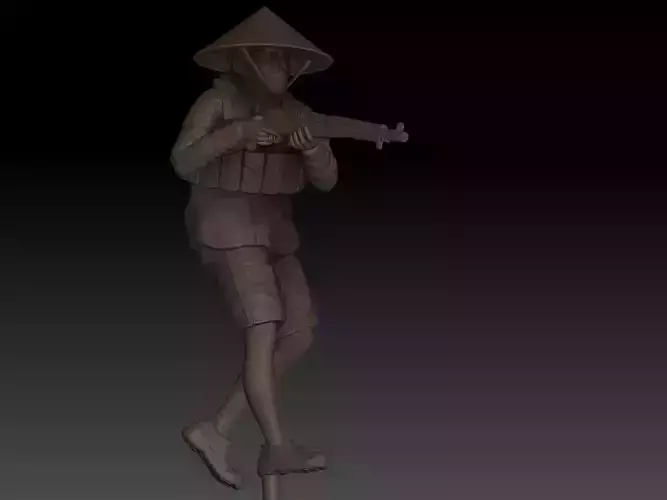 VIETNAM VIETCONG v11 3D print model