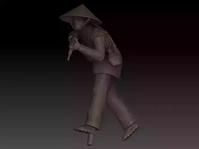 VIETNAM VIETCONG v12 3D print model