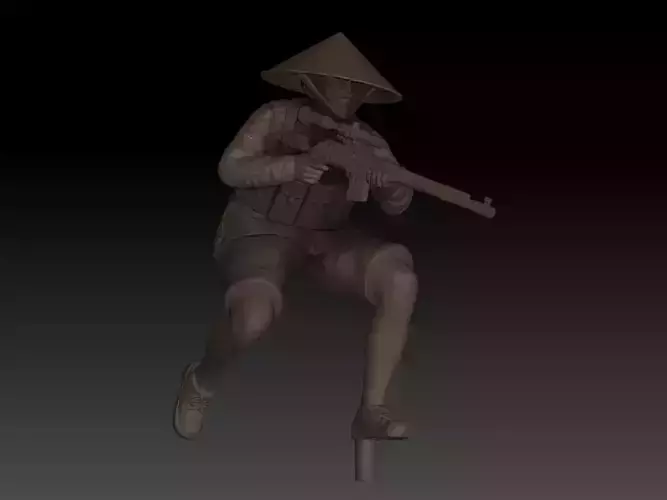 VIETNAM VIETCONG v13 3D print model