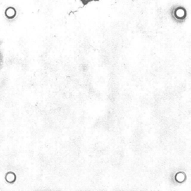 Rusty Basic Lock Low-poly 3D model_8