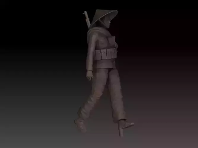 VIETNAM VIETCONG v16 3D print model