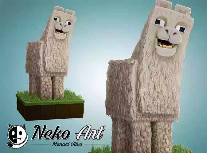 Llama minecraft movie