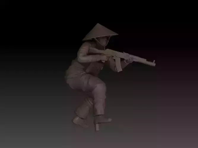 VIETNAM VIETCONG v20 3D print model