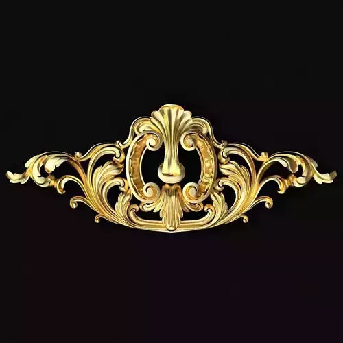 Central decor ornament for furniture