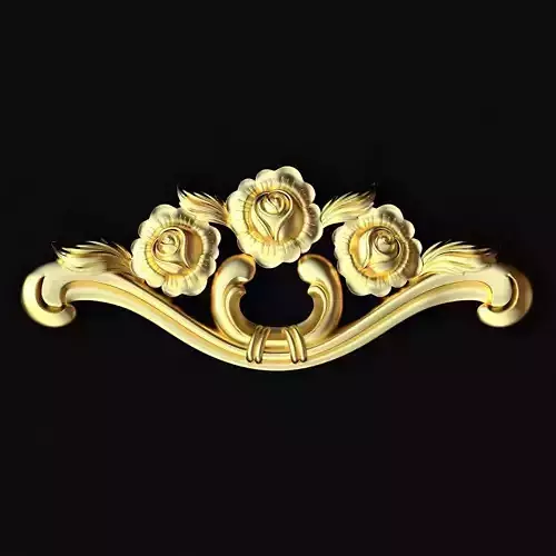 Central decor ornament for furniture