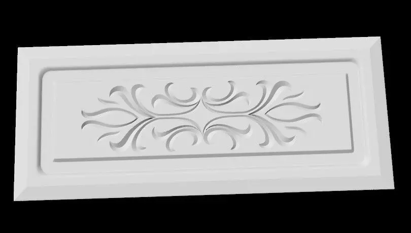 Central decor ornament for furniture Free 3D model