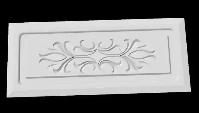 Central decor ornament for furniture Free 3D model