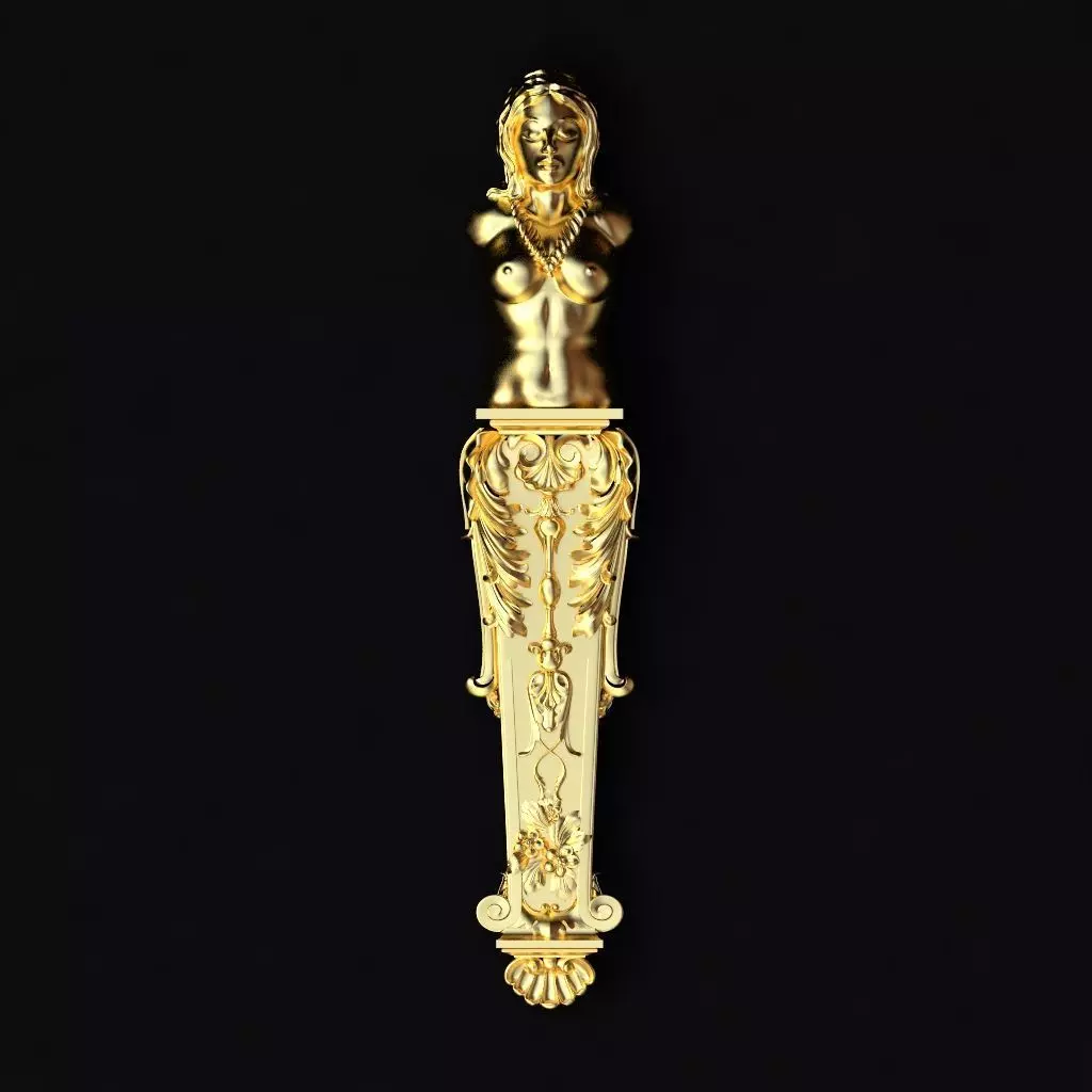 Decor carved 3D model_0