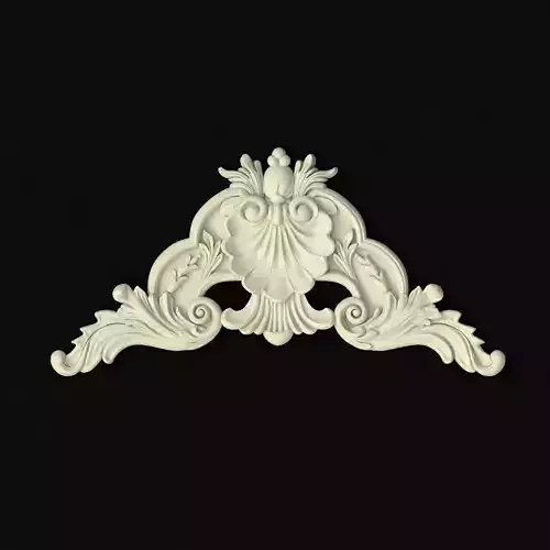 Central decor ornament for furniture