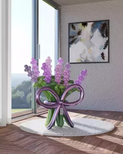 Balloon flower bouquet