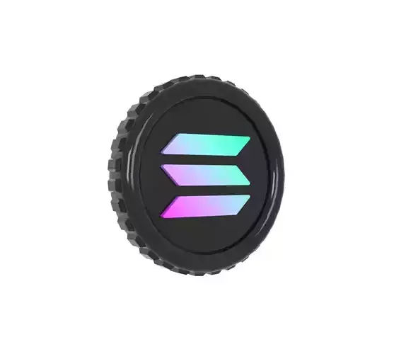 Solana - Coin 3D model