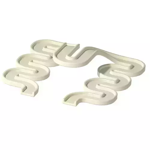 Premium Bike Racetrack 3D print model
