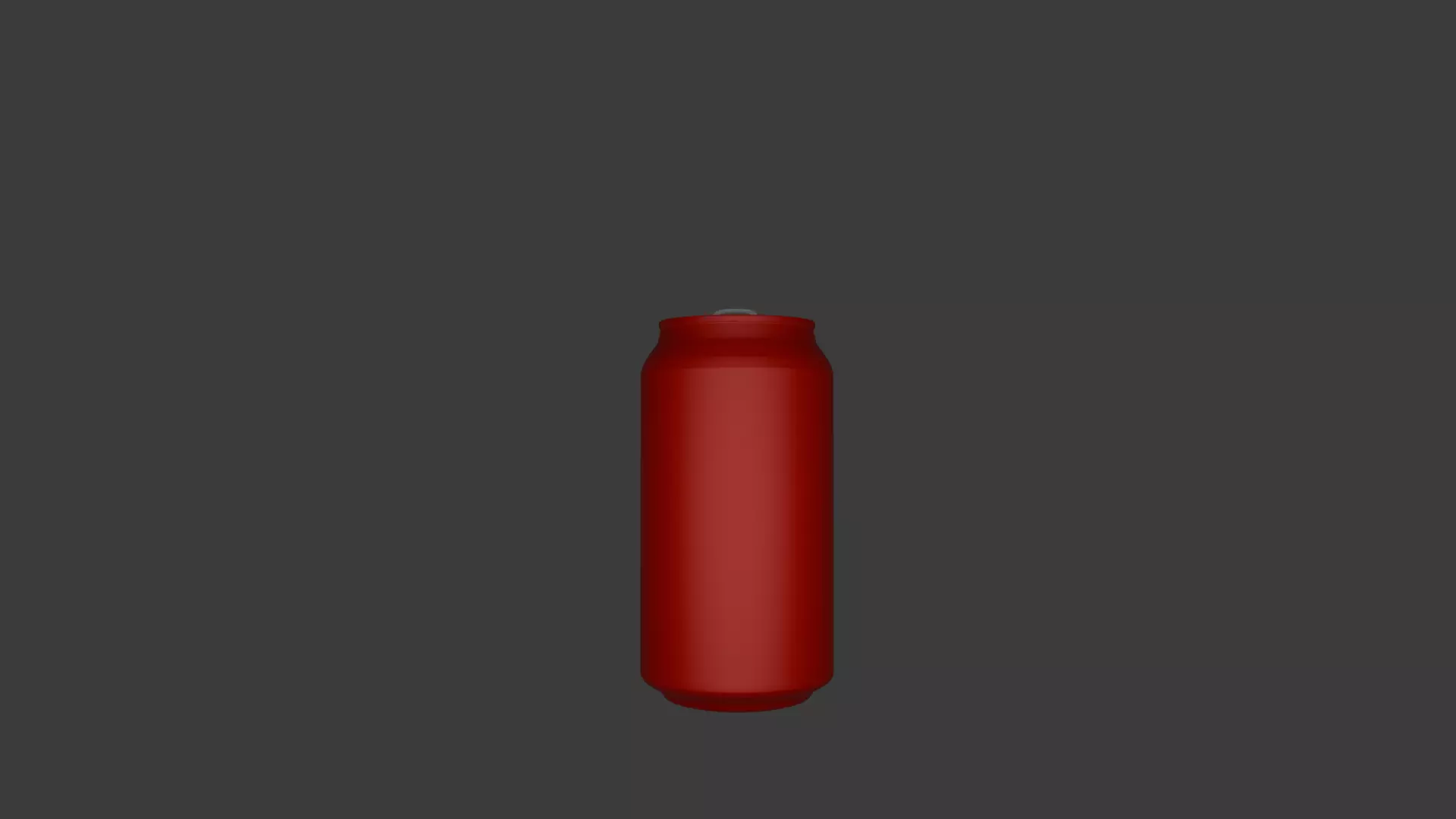 Aluminum can Low-poly 3D model_0