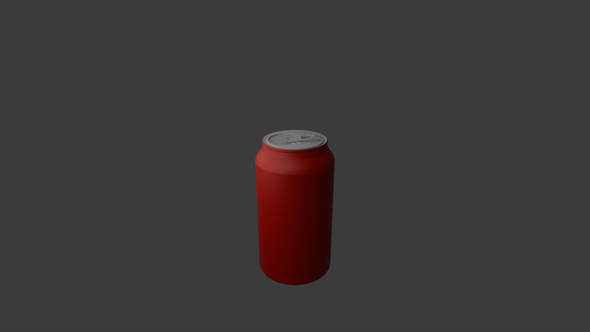 Aluminum can Low-poly 3D model_3