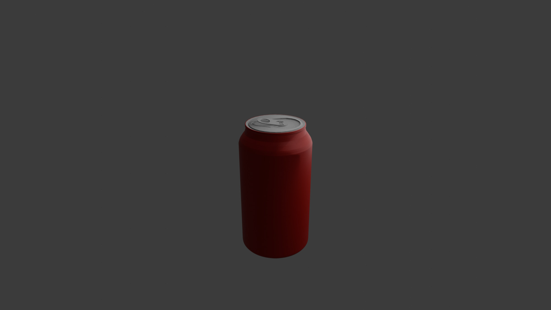Aluminum can Low-poly 3D model_4