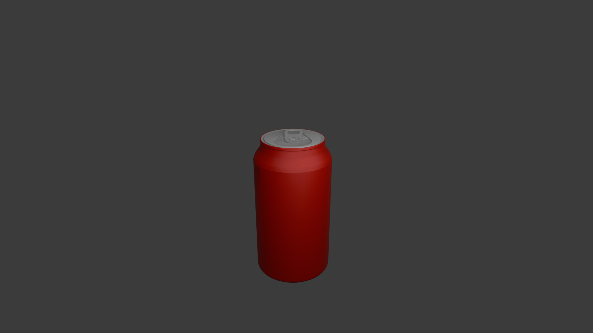 Aluminum can Low-poly 3D model_2