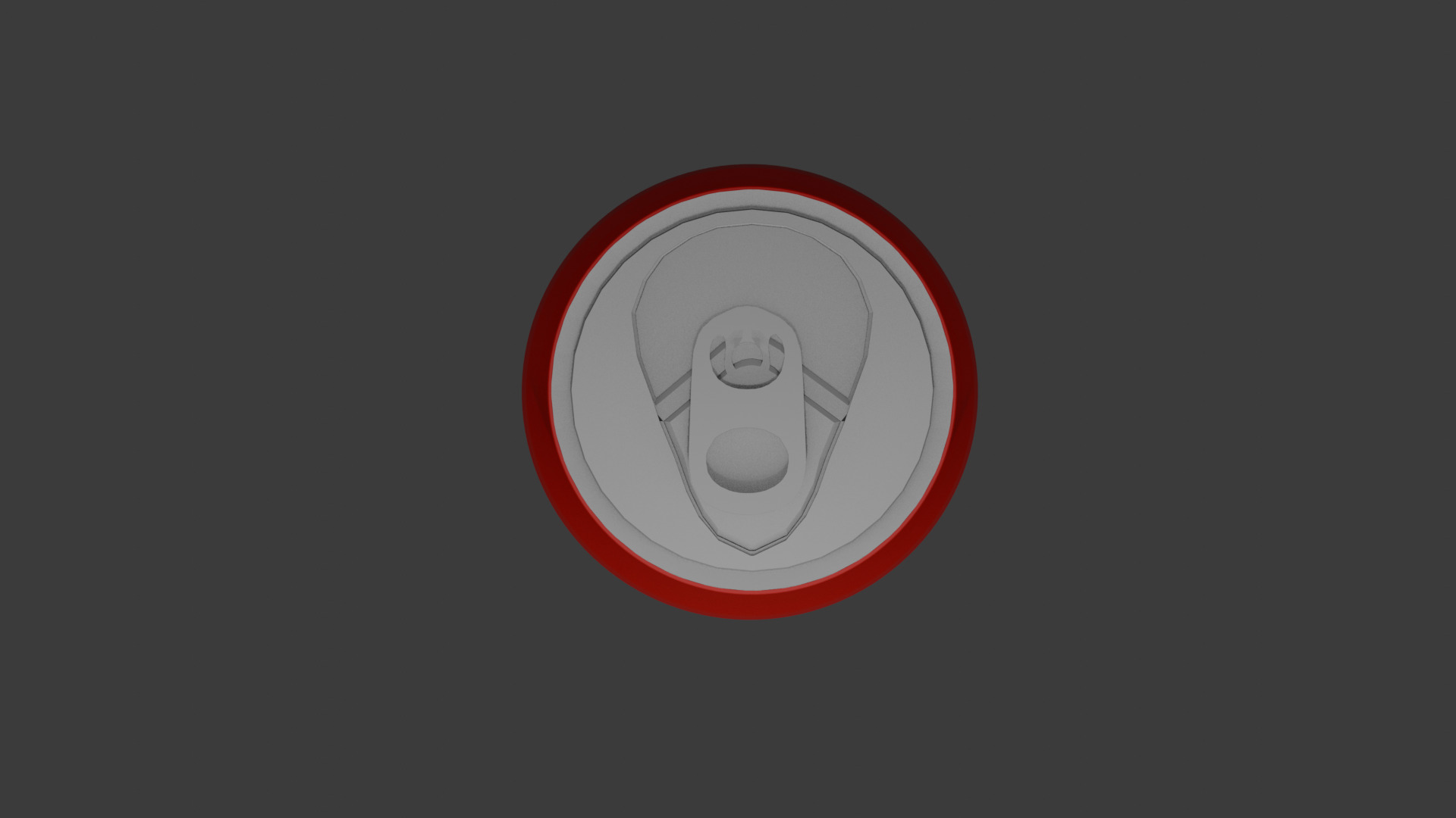 Aluminum can Low-poly 3D model_1