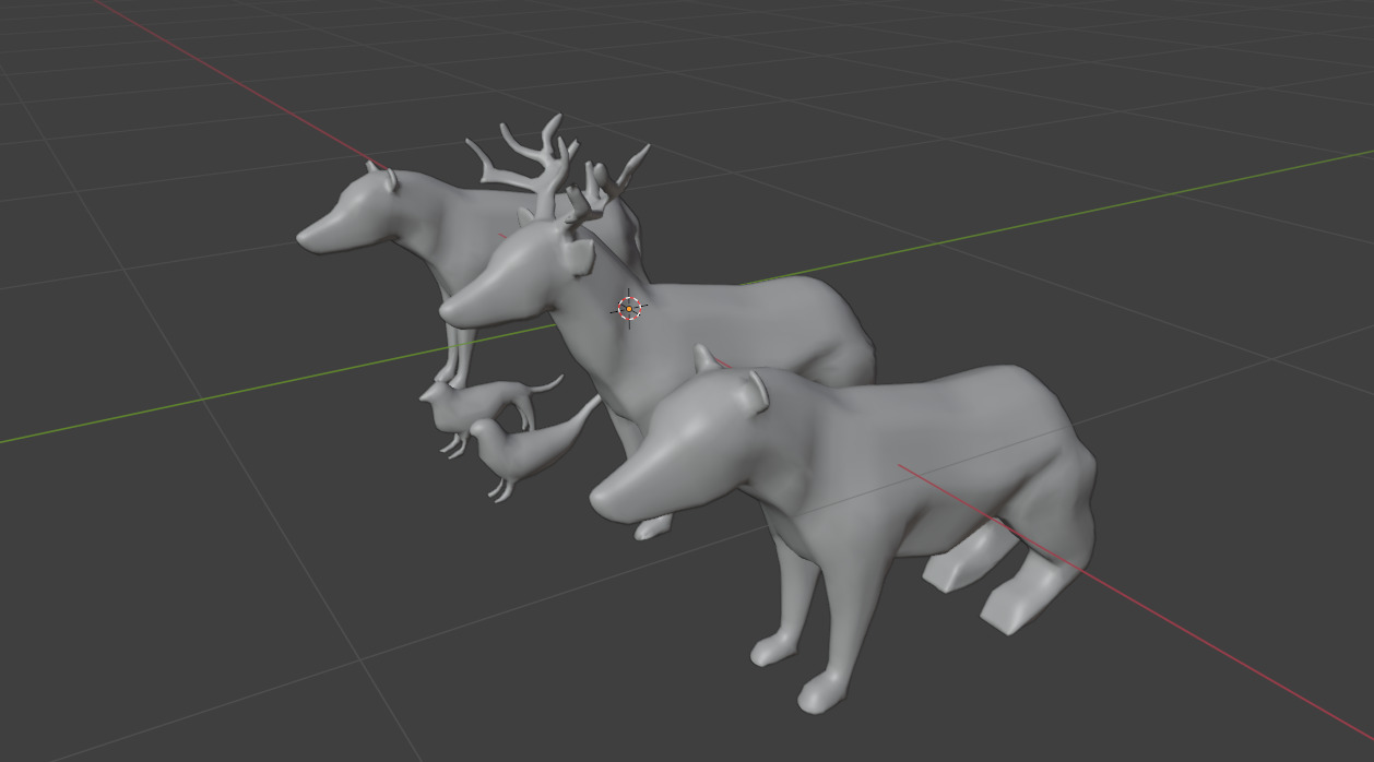 Stylized Forest Pack Low Poly 3D Animal Models Low-poly 3D model_6