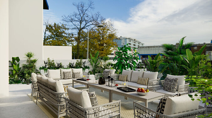 Garden Landscape Design 3D model