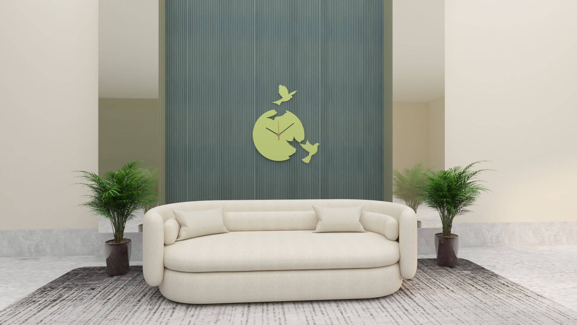 Modern Sofa Free 3D model_2