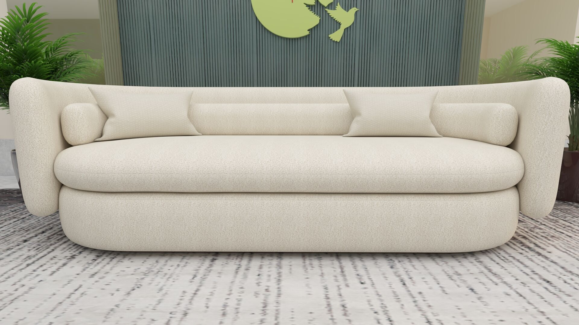 Modern Sofa Free 3D model_1