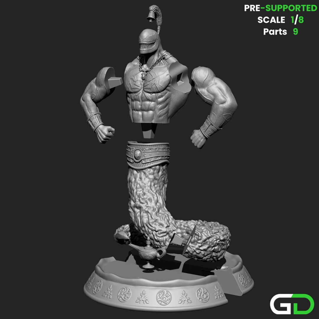 Genie the Venom 3D print model_7