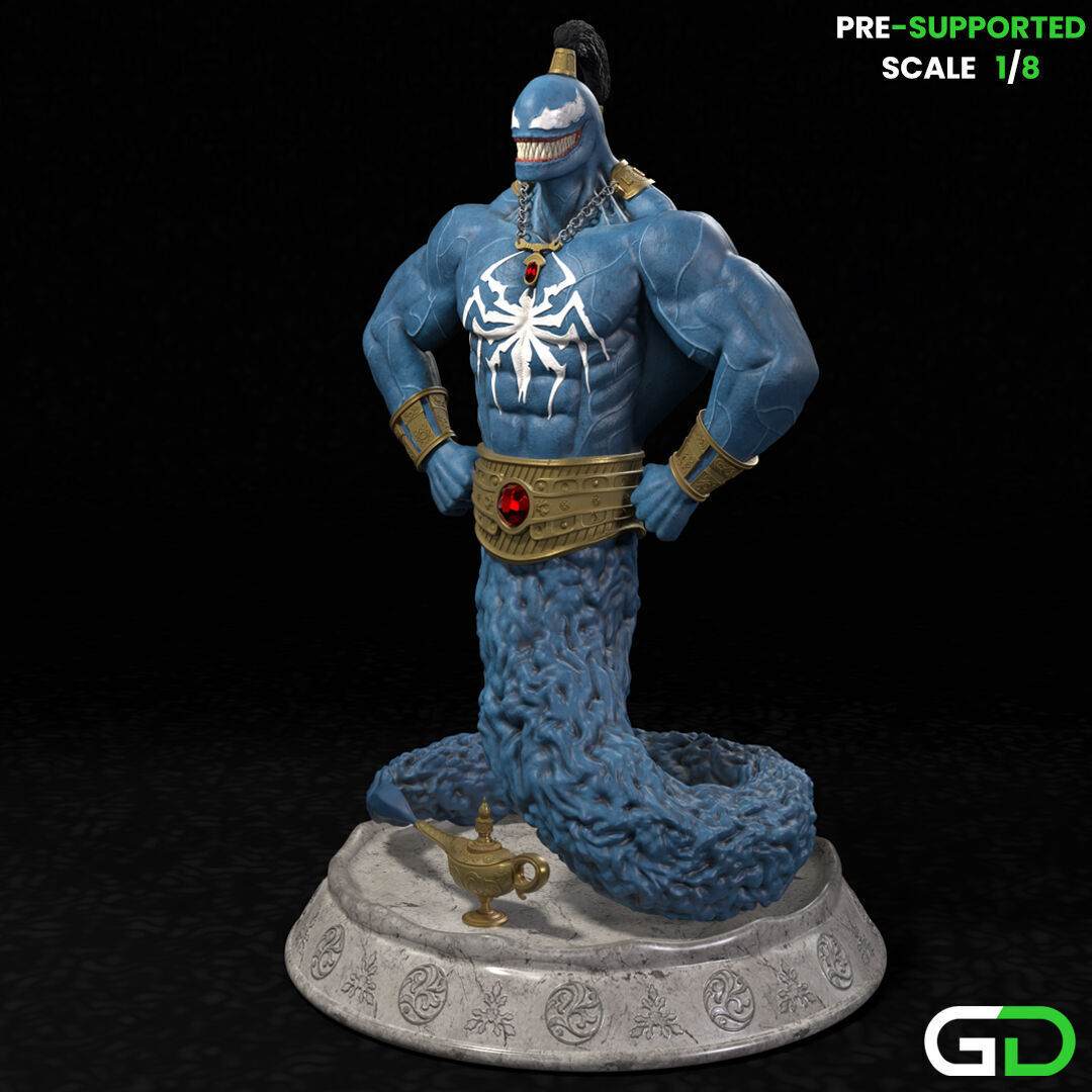 Genie the Venom 3D print model_8