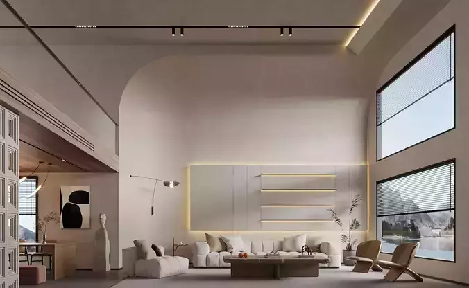 modern living room interior scenes 99