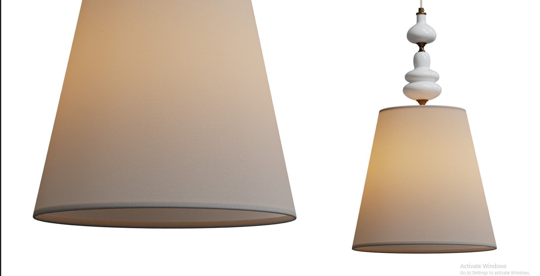 Pendant lamp Freya FR2038PL-01BS Low-poly 3D model_4