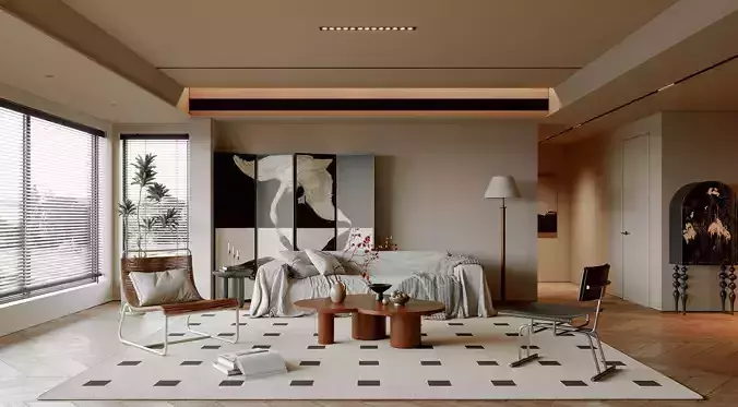 modern living room interior scenes 100