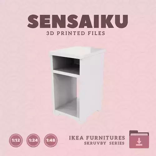 SKRUVBY Side Table for Miniature Dollhouse - IKEA - 3D Print