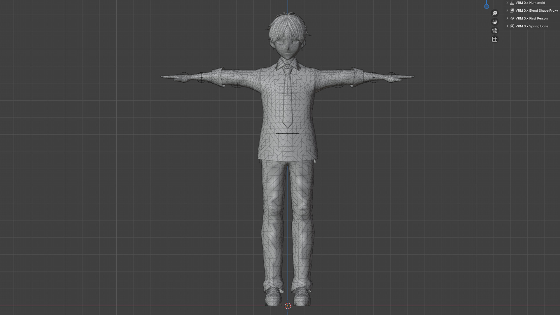 Japanese Anime High School Boy NPC Subaru - Unity UE GameReady Low-poly 3D model_5